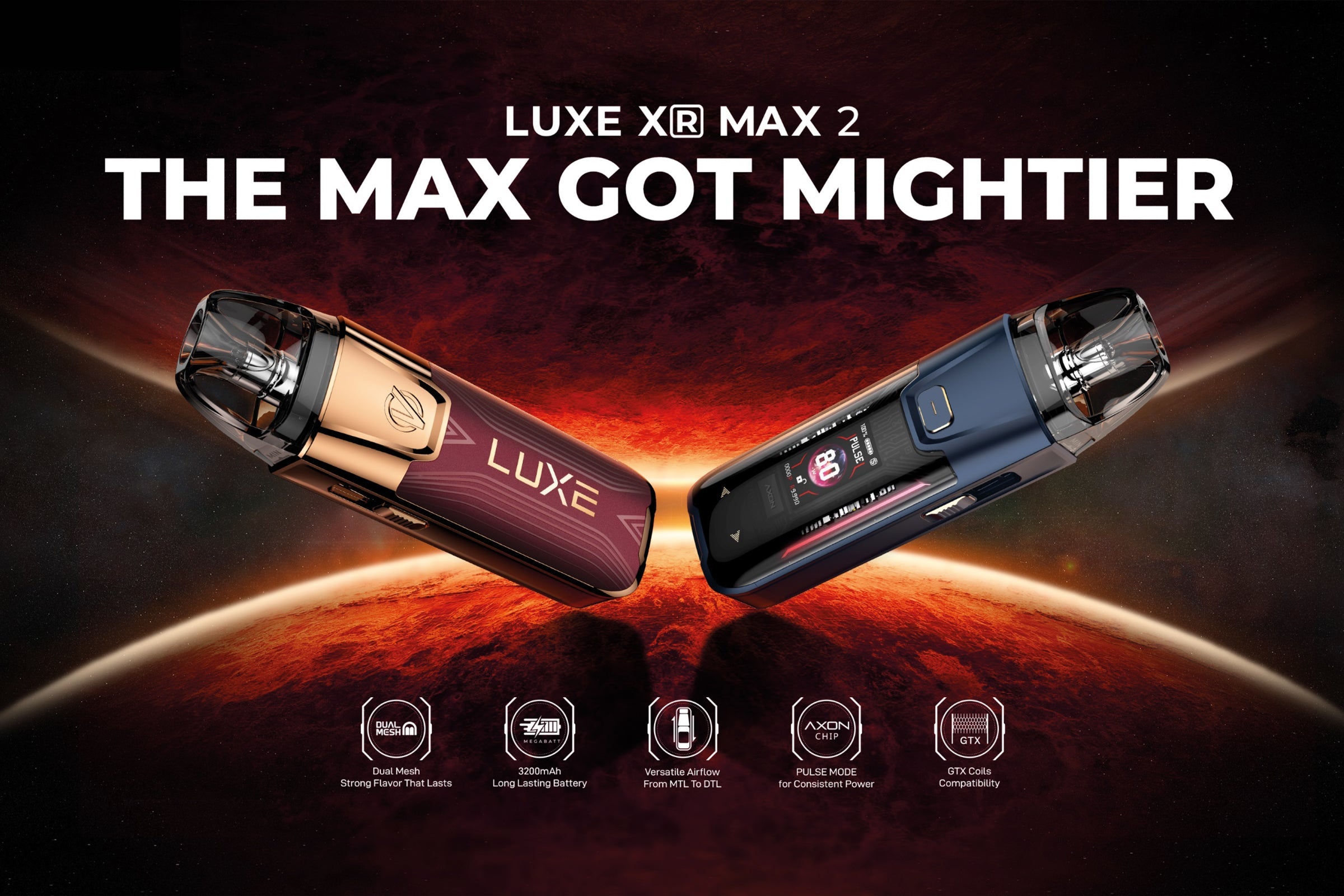 Vaporesso Luxe XR Max 2 im Test Kompakter Pod-Mod mit 80W Power & To Die Grne Lunge Berlin Vaporesso Luxe XR Max 2 im Test Kompakter Pod-Mod mit 80W Power & To Die Grne Lunge Berlin
