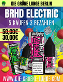 ⚡Dein Wochenend-Flashdrop: 5 für 3 auf BRHD Electric Punch Nikotinsalz-Liquids⚡
