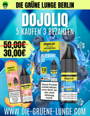 HAMMER DEAL: 3+2 Aktion auf ALLE Dojoliq Liquids! 3 kaufen & 2 nach Wahl GRATIS