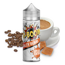 K-Boom Salty Bomb Longfill-Aroma mit Latte Macchiato, salzigem Karamell und Kaffeebohnen, 10 ml, Special Edition