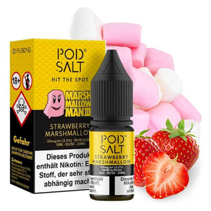 Pod Salt Fusion Strawberry Marshmallow Man III Neue Steuer - Strawberry Marshmallow 10ml