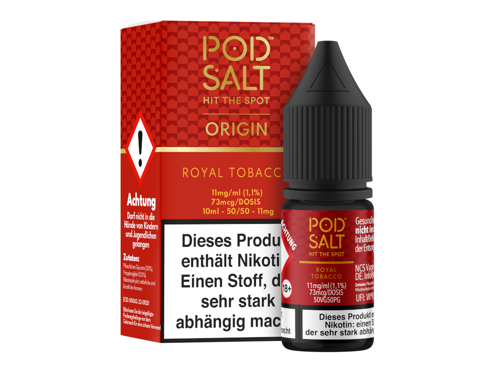 Pod Salt Origin Neue Steuer - Royal Tobacco 10ml