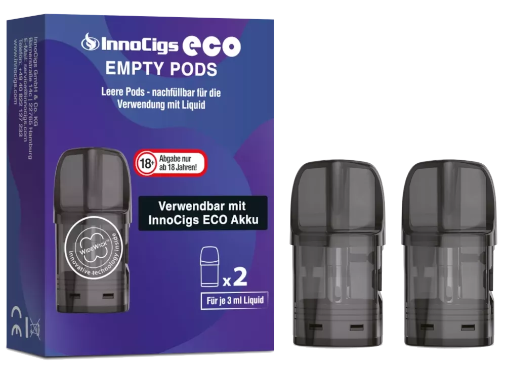 Innocigs Eco Leer Pod jetzt versandkostenfrei bestellen Die Grne Lunge Berlin Innocigs Eco Leer Pod jetzt versandkostenfrei bestellen Die Grne Lunge Berlin