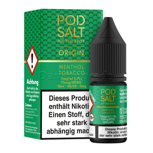 Pod Salt Origin Neue Steuer - Menthol Tobacco 10ml
