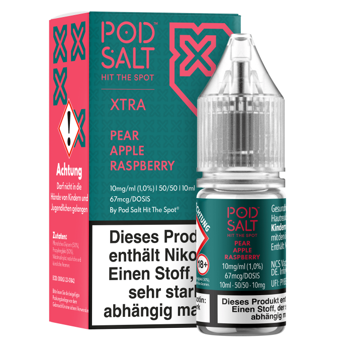 Pod Salt X Neue Steuer - Pear Apple Raspberry 10ml