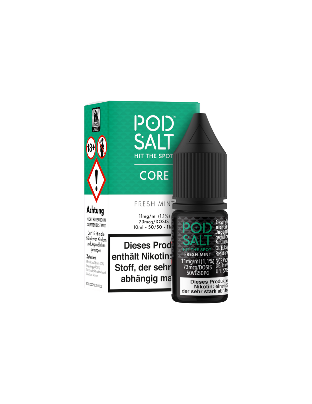 Pod Salt Core Neue Steuer - Fresh Mint 10ml