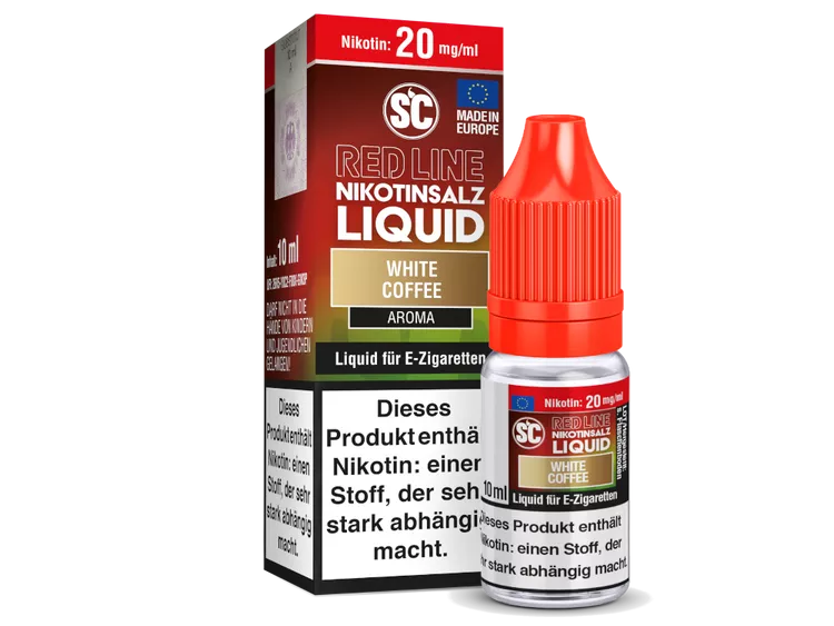 SC Red Line Nikotinsalz Liquid Neue Steuer - White Coffee