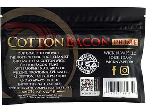 Wick 'N' Vape Cotton Bacon Prime