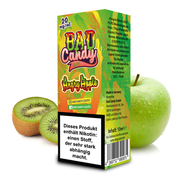 Bad Candy Nikotinsalz Liquid 10ml - Angry Apple