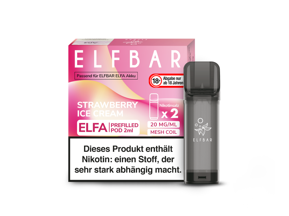 Elf Bar Elfa Pod - Strawberry Ice Cream