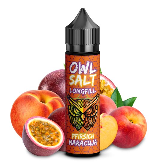 Owl Salt Longfill Pfirsich Maracuja jetzt versandkostenfrei bestellen  Die  Grne Lunge Berlin