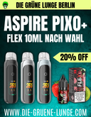 🎉LAUNCH-WEEKS DEAL: Aspire Pixo + Revoltage Flex Nikotinsalz-Liquid, Spare im Bundle 20%