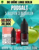 WEEKEND POWER DEAL! 3+2 Aktion auf ALLE Pod Salt Liquids: 3 kaufen & 2 nach Wahl GRATIS