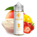 Checkmate White Knight Longfill Aroma 10ml mit Mango, Erdbeere und Joghurt Geschmack in 120ml Flasche