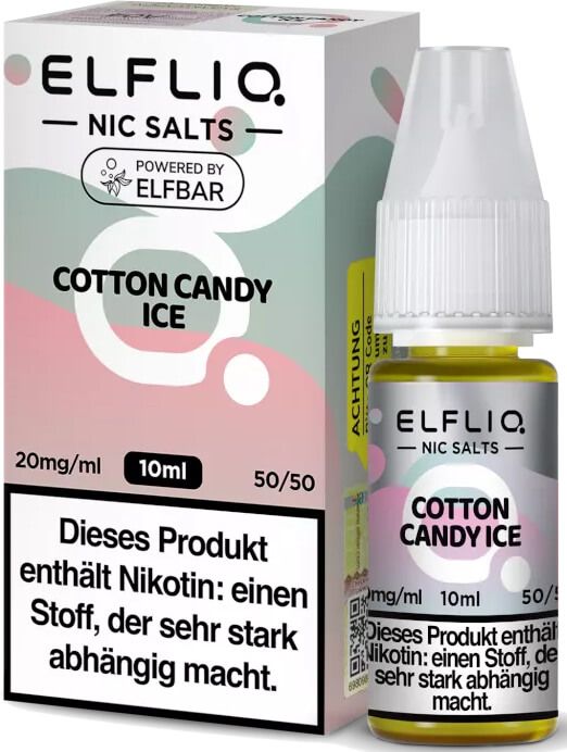 Elfliq Nikotinsalz Liquid - Cotton Candy Ice