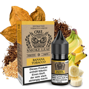 Owl Smoke Leaf Banana Tobacco 10ml Liquid