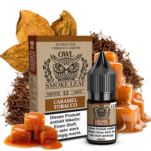 Owl Smoke Leaf Caramel Tobacco 10ml Liquid