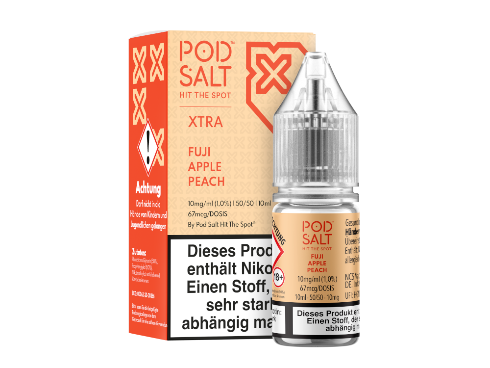 Pod Salt X Neue Steuer - Fuji Apple Peach 10ml