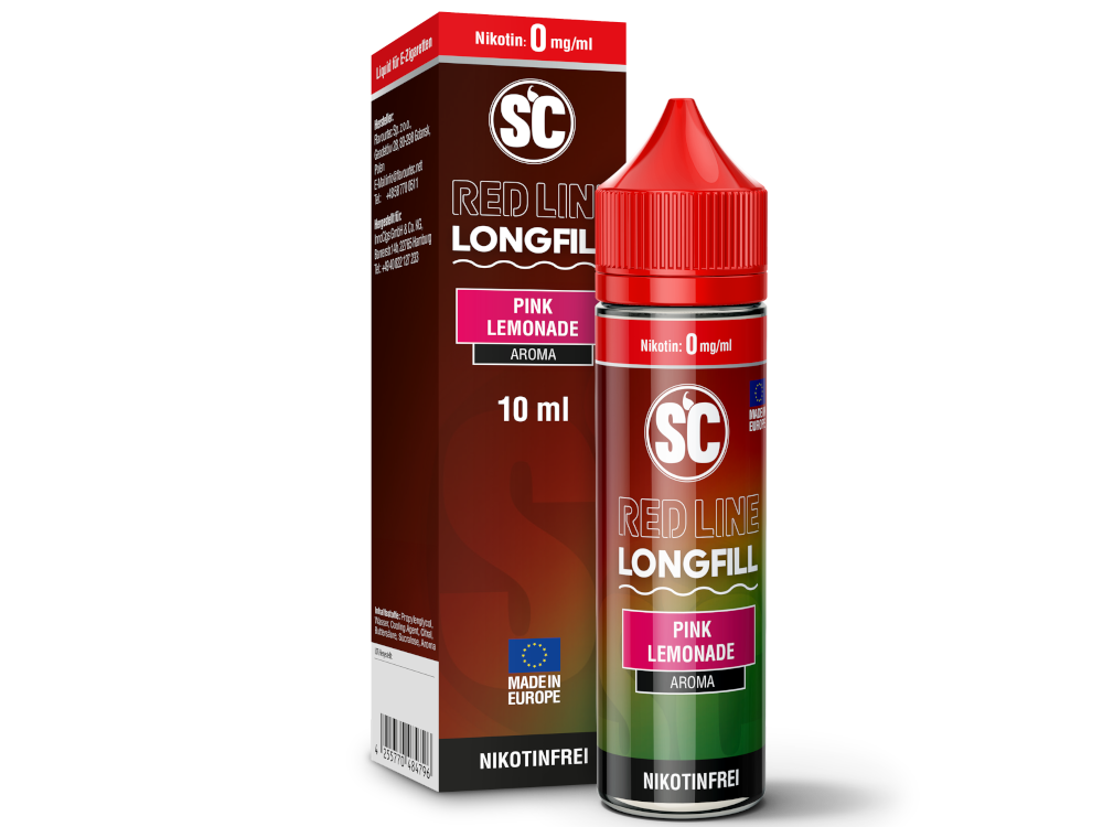 SC Red Line Longfills - Pink Lemonade Aroma Longfill 10ml – Die Grüne ...