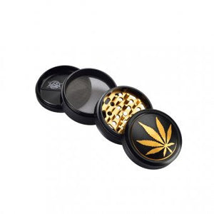 Metal Grinder Golden Leaf