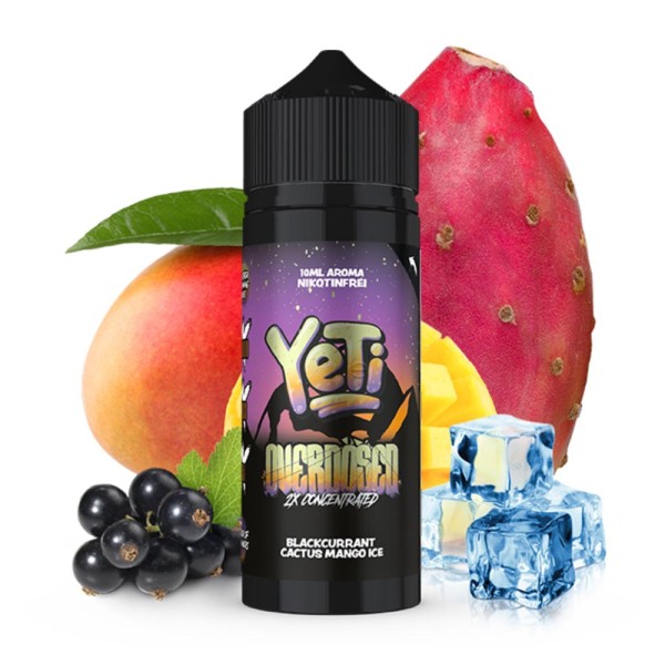 Yeti Overdosed - Blackcurrant Cactus Mango Ice Longfill Aroma 10ml