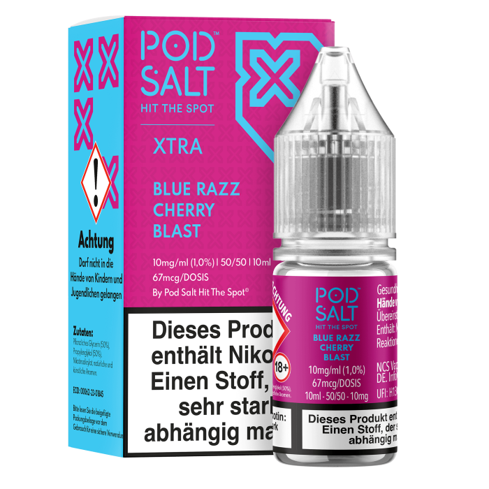 Pod Salt X - Blue Razz Cherry Blast 10ml