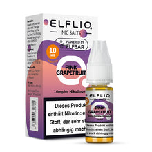Laden Sie das Bild in den Galerie-Viewer, Elfliq - Pink Grapefruit Nikotinsalz-Liquid 10ml
