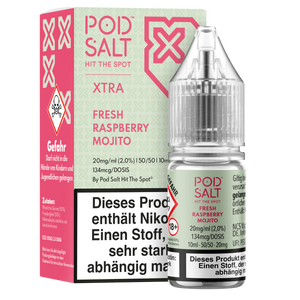 Pod Salt X - Fresh Raspberry Mojito 10ml