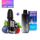 Lost Mary Nera Max - Blueberry Cherry Blackberry Prefilled Pod