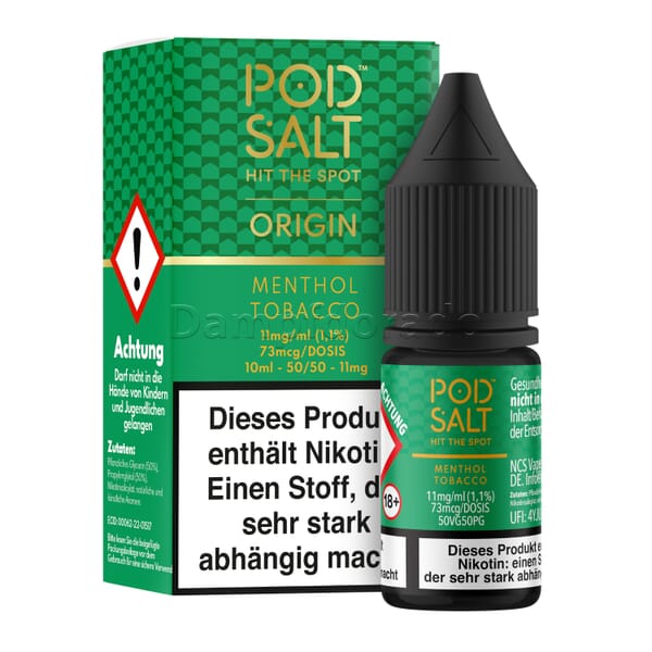 Pod Salt Origin - Menthol Tobacco 10ml