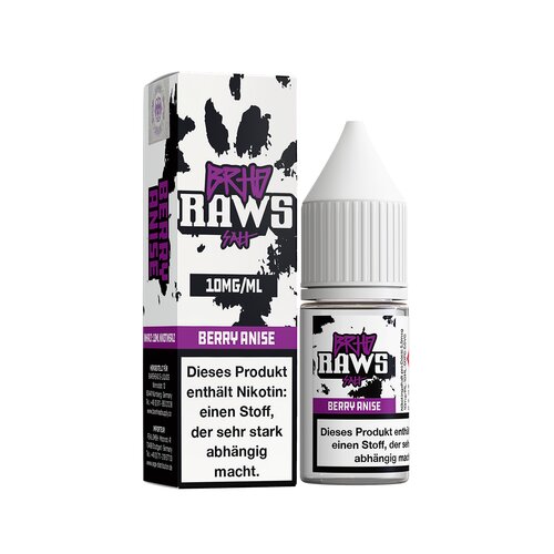 Barehead - BRHD Raws - Berry Anise - Hybrid Nikotin - 10ml