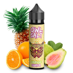 Owl Salt Longfill Pineapple Orange Guava