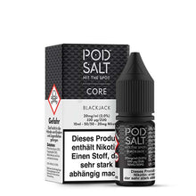 Laden Sie das Bild in den Galerie-Viewer, Pod Salt Core - Black Jack 10ml
