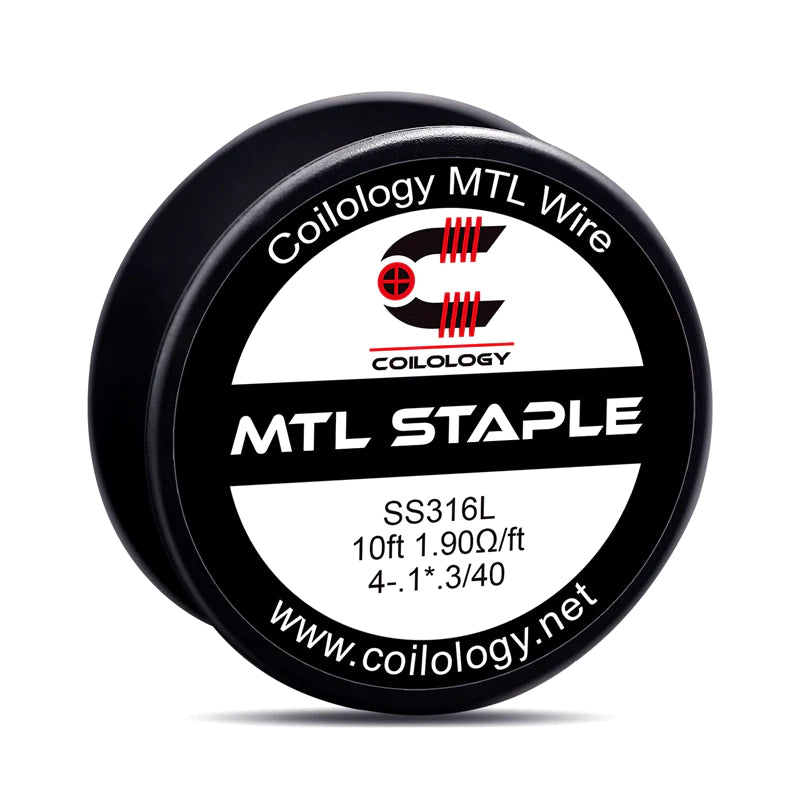 Coilology MTL Staple SS316L 10ft. 1.90ohm/ft