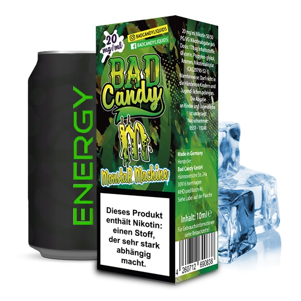 Bad Candy Nikotinsalz Liquid 10ml - Monstar Machine