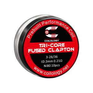 Coilology Tri-Core Fused Clapton NI80 0.21 Ohm (10 stk./Packung)