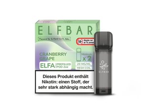 Elf Bar Elfa Pod - Cranberry Grape