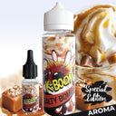 K-Boom Salty Bomb Longfill Aroma 10ml mit Macchiato und gesalzenem Karamell Geschmack, praktische Tropfflasche, Special Edition