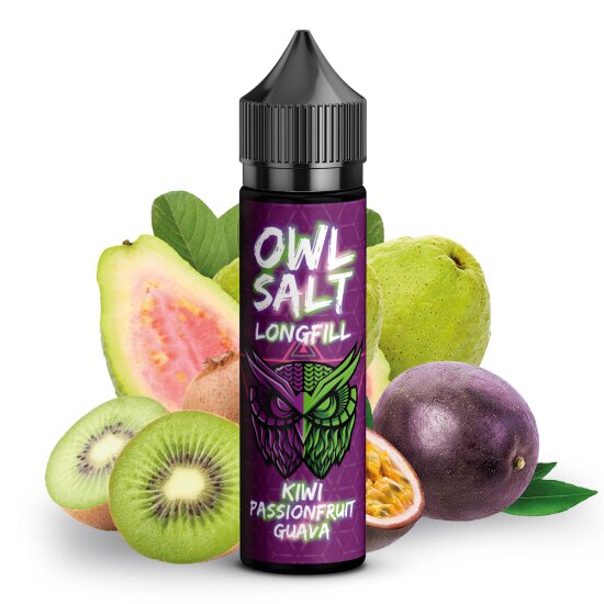 Owl Salt Longfill Kiwi Passionfruit Guava