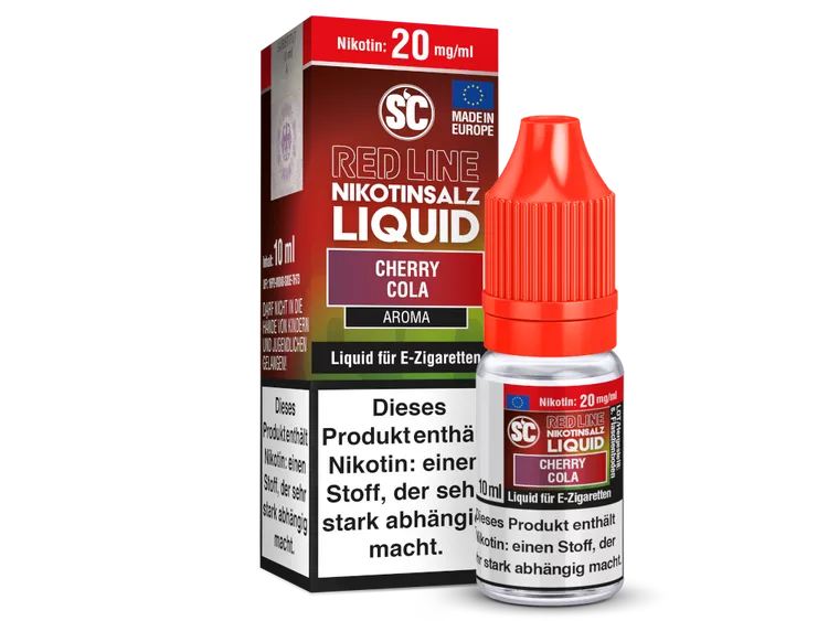 SC Red Line Nikotinsalz Liquid Neue Steuer - Cherry Cola