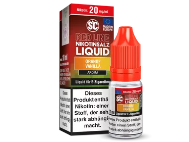 SC Red Line Nikotinsalz Liquid - Orange Vanilla