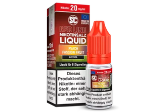 SC Red Line Nikotinsalz Liquid - Peach Passion Fruit