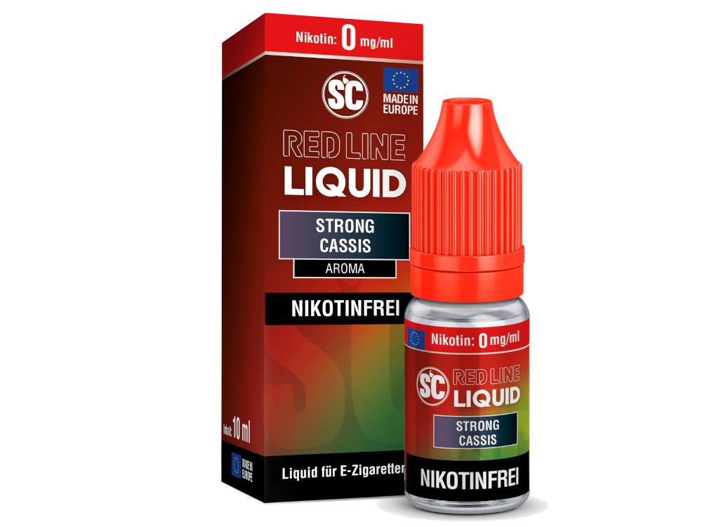 SC Red Line Nikotinsalz Liquid - Strong Cassis